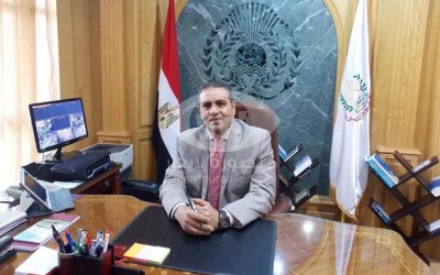 رئيس جامعة المنصورة يهنىء عبية لفوزه بجائزة خليفة في البحث العلمي