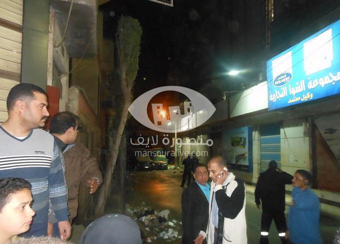 انفجاران بمحيط مديرية امن الدقهلية وتحطم بوكس وسيارة واصابة مدنيين