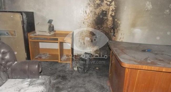 اندلاع حريق محدود بمكتب وكيل كلية التربية بجامعة المنصورة