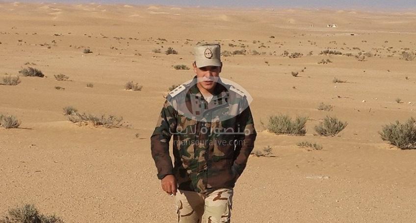 استشهاد نقيب جيش من الدقهلية بشمال سيناء
