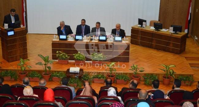 افتتاح فعاليات المؤتمر الدولى السادس لامراض الكلى بجامعة المنصورة