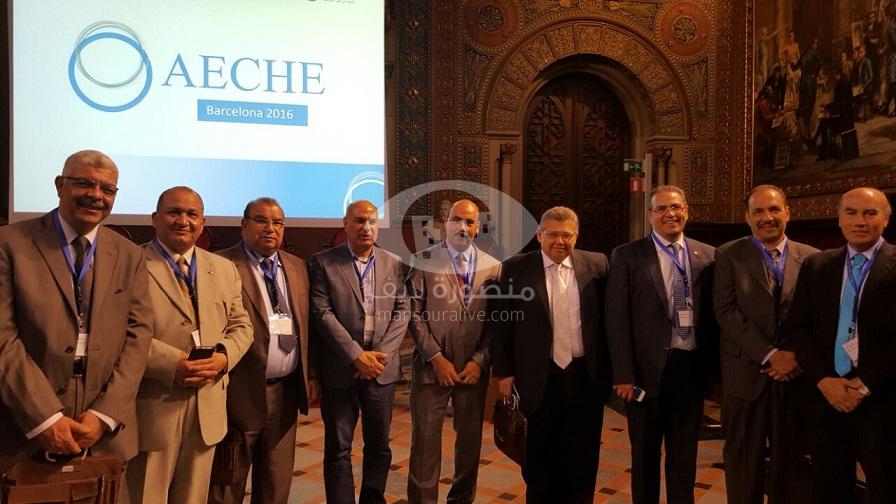 رئيس جامعة المنصورة يشارك فى مؤتمر الجامعات العربية الأوربية ببرشلونة