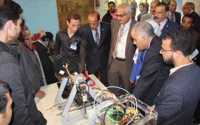 افتتاح فعاليات ملتقى الابتكارات والاختراعات لطلاب الجامعات بجامعة المنصورة